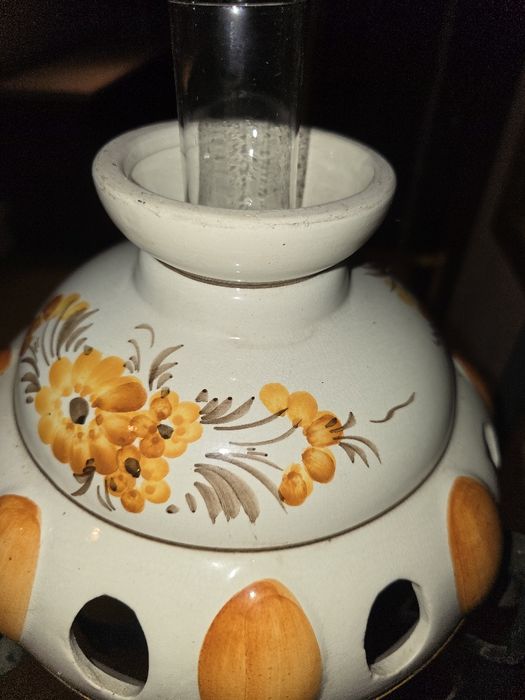 Stara Lampa niemiecka majolika lata 50-70