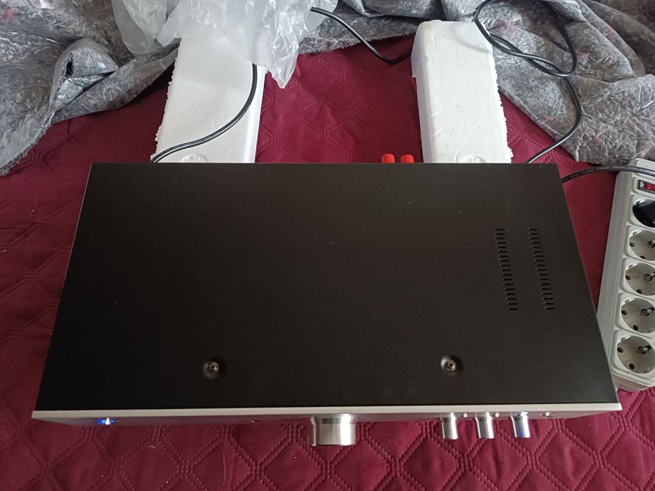 Підсилювач Auna AV2-CD508 HiFi, срібний