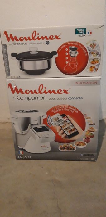 Robot cozinha moulinex I - companion + panela a vapor