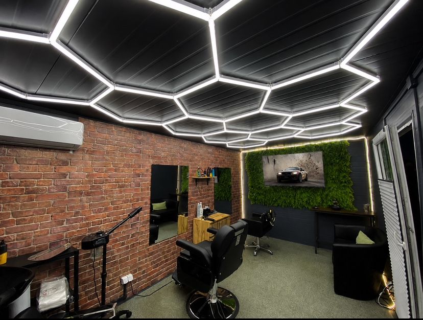 GOTOWY! Pawilon Salon Fryzjerski Kosmetyczny Barberski Biurowy 7x3m Kontener