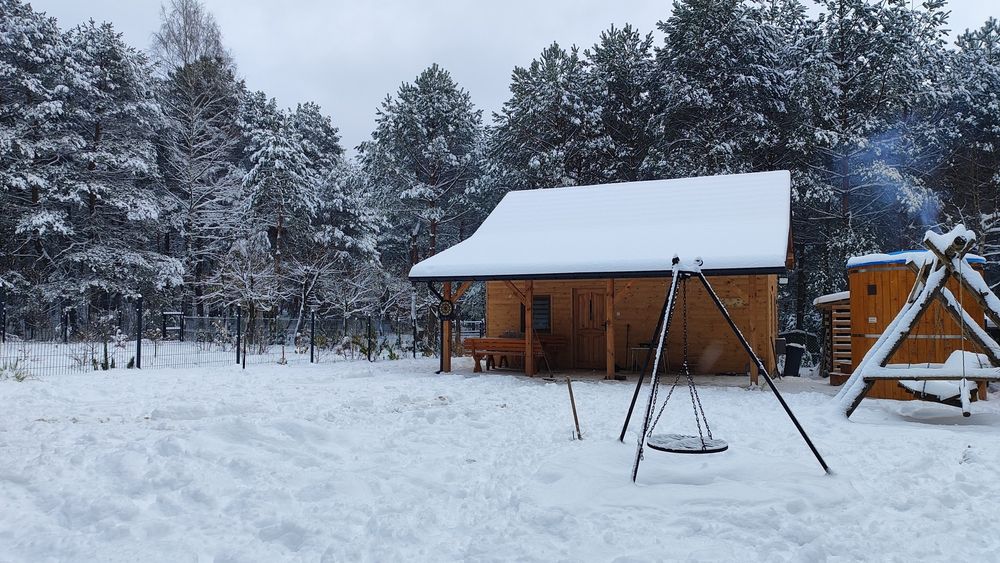Domek letniskowy Pietryna Jacuzzi Sauna Balia Kajak Chańcza Do wynajęc