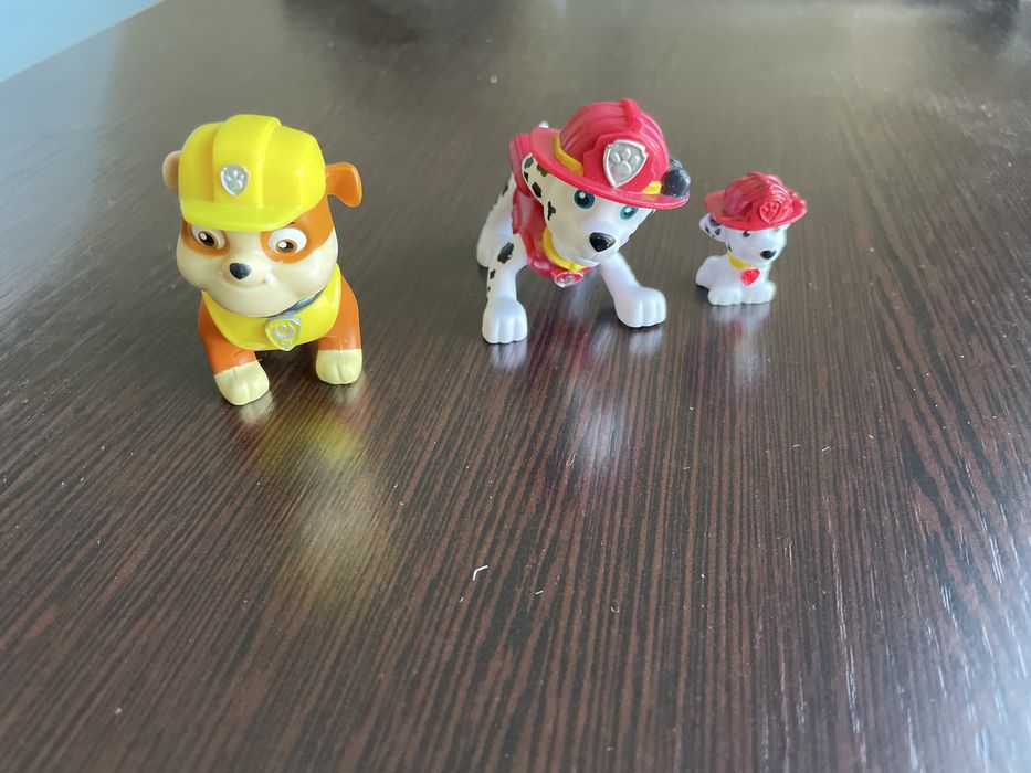 3 bonecos patrulha pata