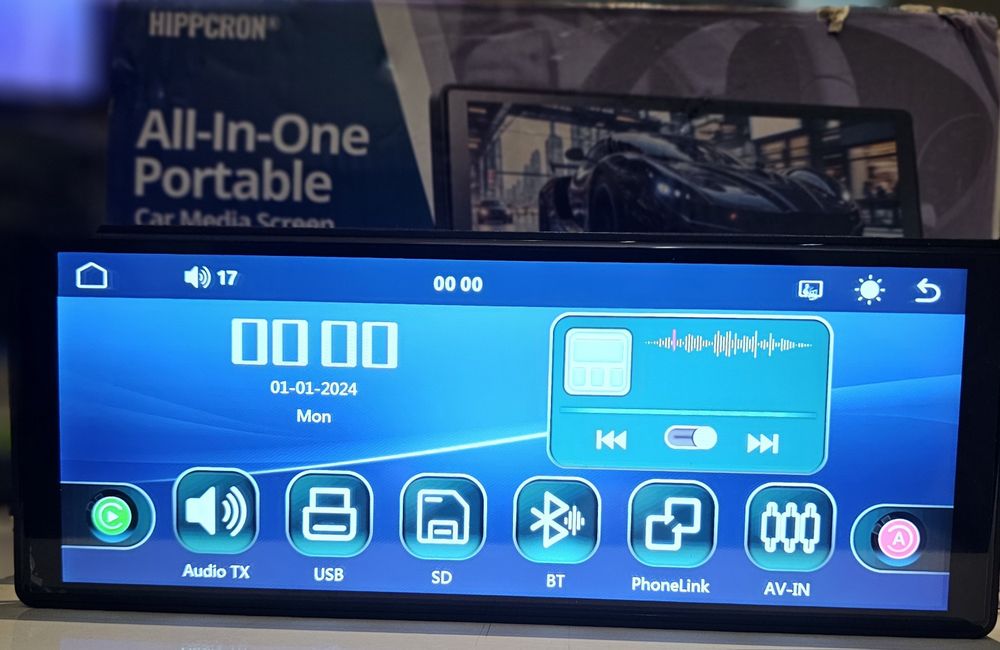 Radios 1 DIN android auto e carplay (Vários)