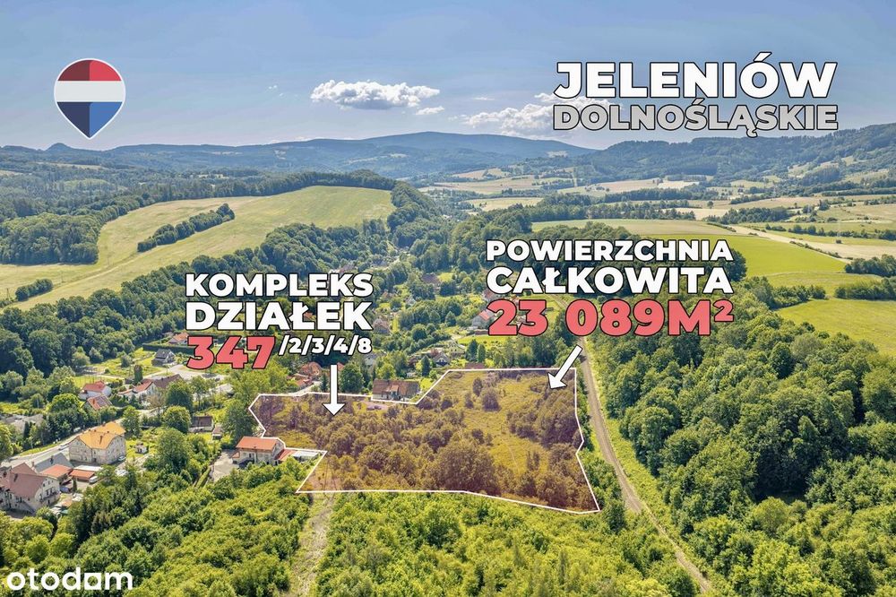 Na sprzedaż działka budowlana - 23.089 m²