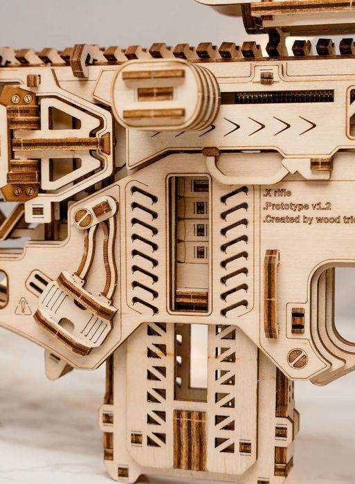 Собранная винтовка fusion x rifle. рабочая, из дерева