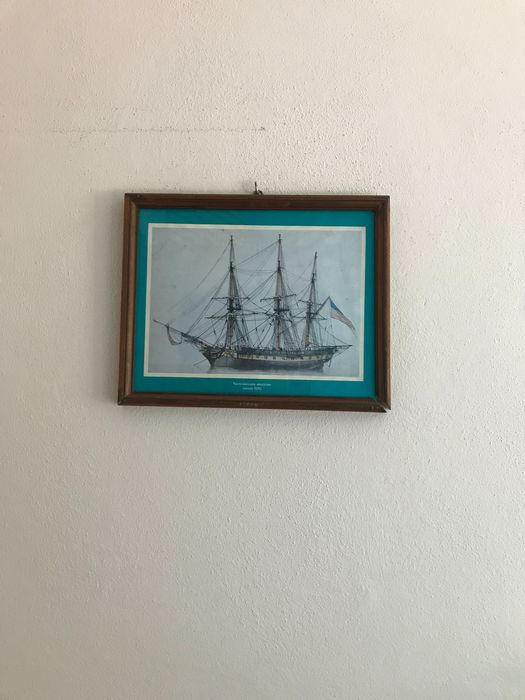 Quadros barcos históricos (4 quadros)
