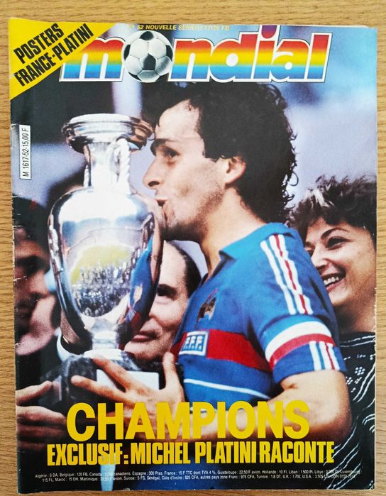 EURO 84 - Revista Mondial - França campeã