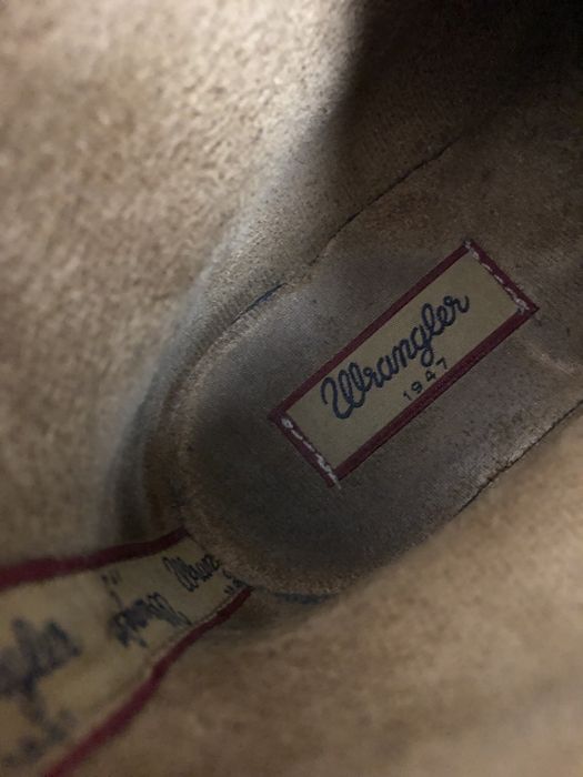 Brązowe damskie buty botki na klocku Wrangler na co dzien 40