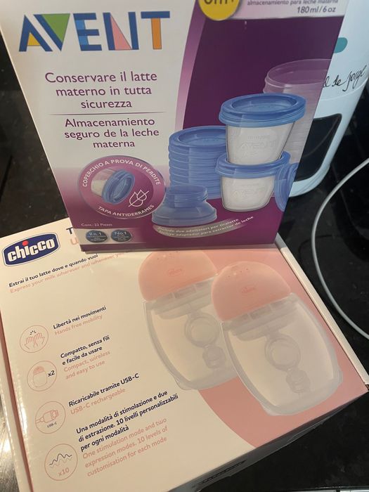 Vendo bomba mãos livres, chicco! Usada poucas vezes, garantia 2 anos.