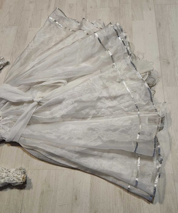 strój śnieżynka królewna królowa zima przebranie 1839