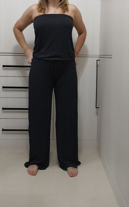 letni czarny kombinezon rozm. 42