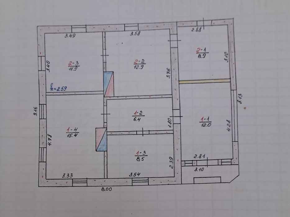 Продам 1/2 будинку