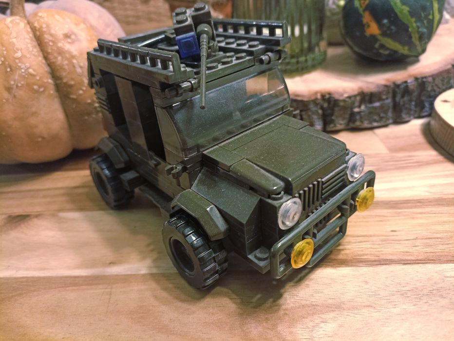 Cobi armia pojazd jeep wojskowy klocki