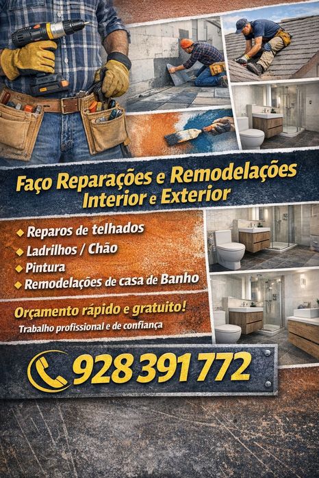 Remodelacoes Telhados e Casa de banho