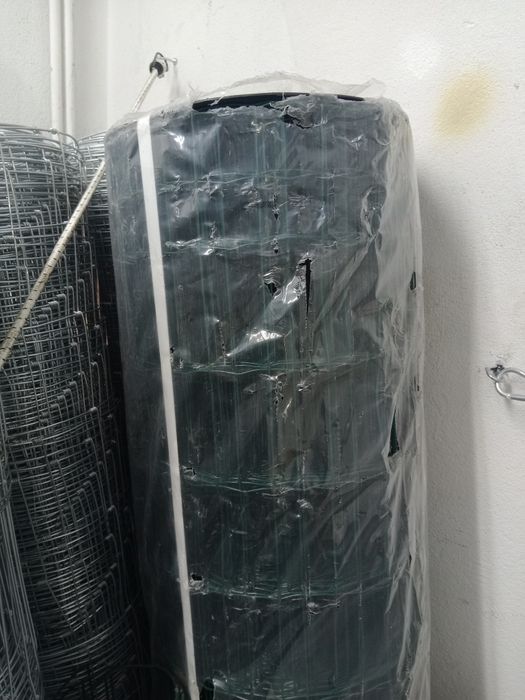 Rede jardim electrosoldada plastificada em verde