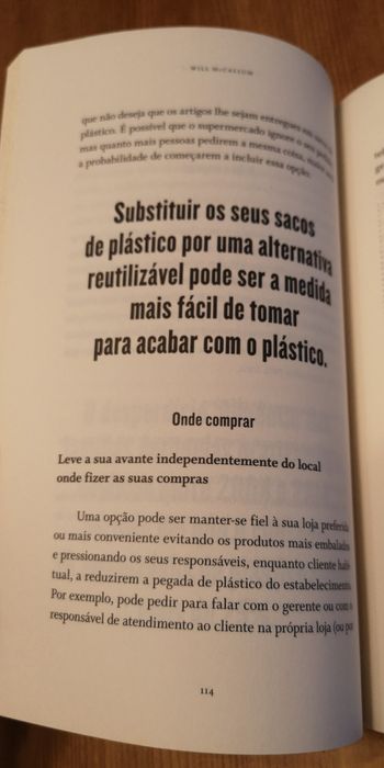 "Viver sem plástico" novo