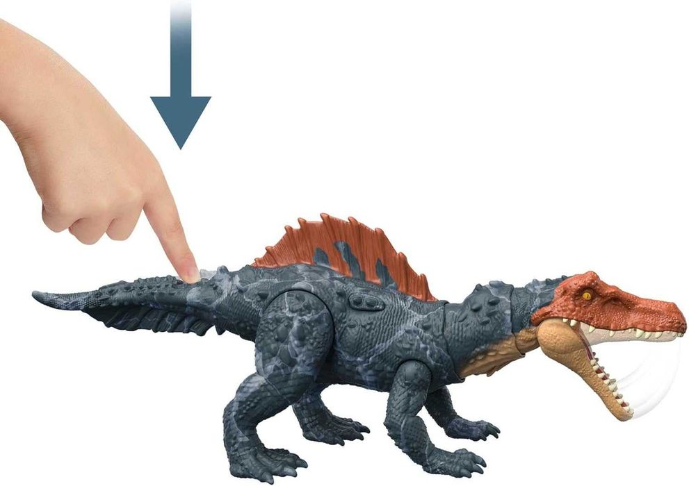 Динозавр Сіамозавр Jurassic World Dominion: Massive Action Siamosaurus Dinosaur Mattel Світ Юрського періоду HDX51