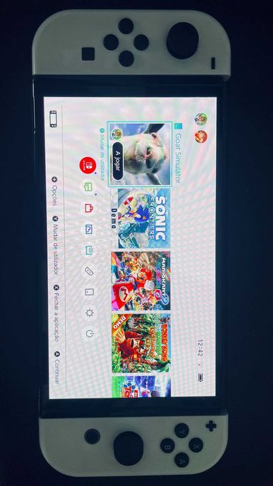 NINTENDO Swith Oled +  Comandos Bolsa de Transporte