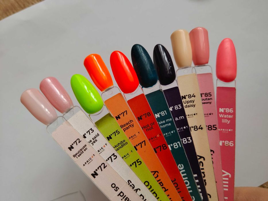 Sprzedam lakiery hybrydowe marki Apricot Nails