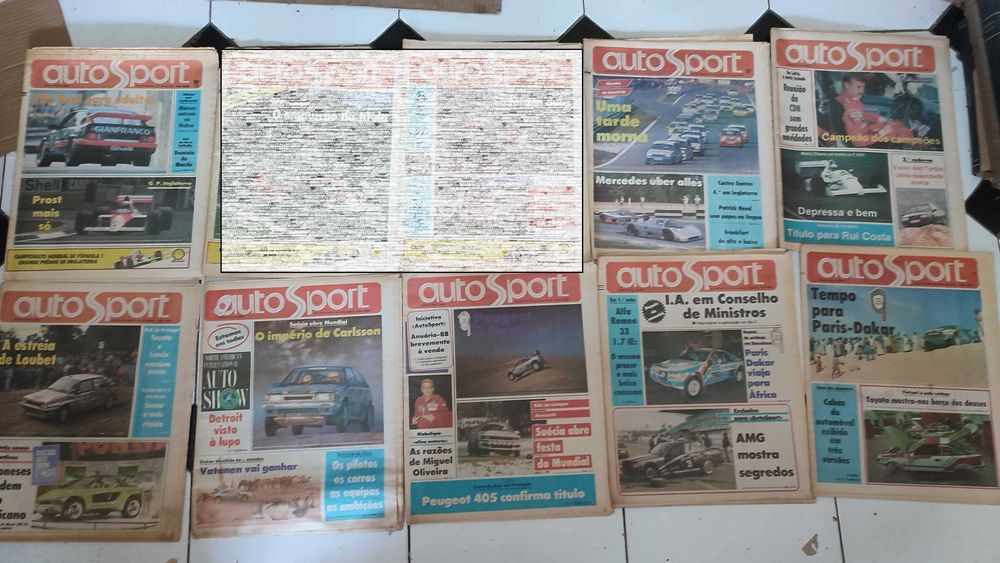 Lote 35 Jornais Auto Sport