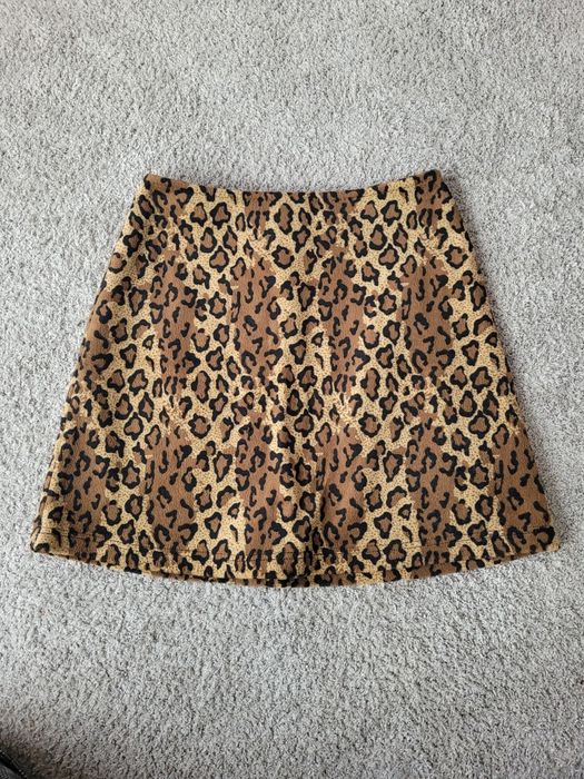 Spódnica w panterkę S 36