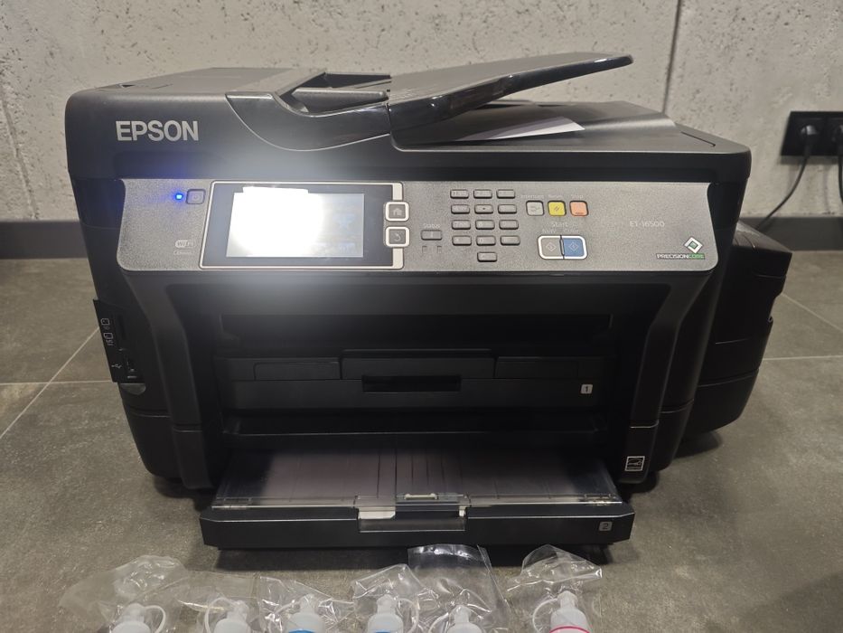 Drukarka A3/A4 Skaner Epson ET-16500 Ecotank tani wydruk duplex adf