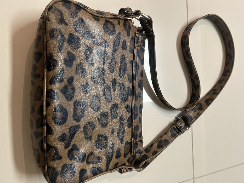 Torebka listonoszka pantera skóra