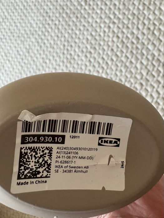 Kubek na szczoteczki Ikea