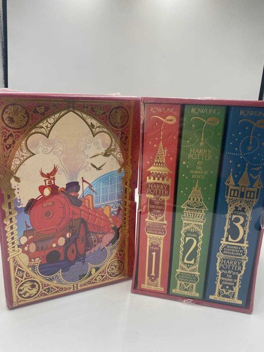 Комплект із 3-х книг в боксі  Harry Potter: Year 1, 2, 3 (Minalima)