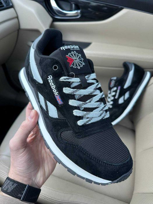 Кросівки Reebok Classic Black/White  premium