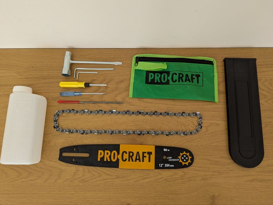 Мини Бензопила Procraft K350S (Шина, ланцюг 30) Оригинал +Гарантия