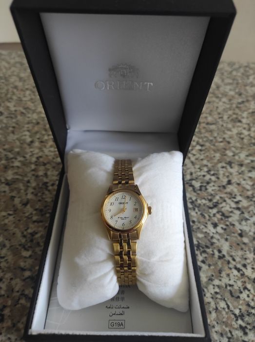 Relógio de mulher Orient e relógio de homem