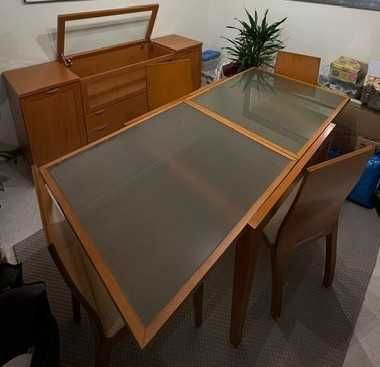 mobilia completa - sala de estar e jantar