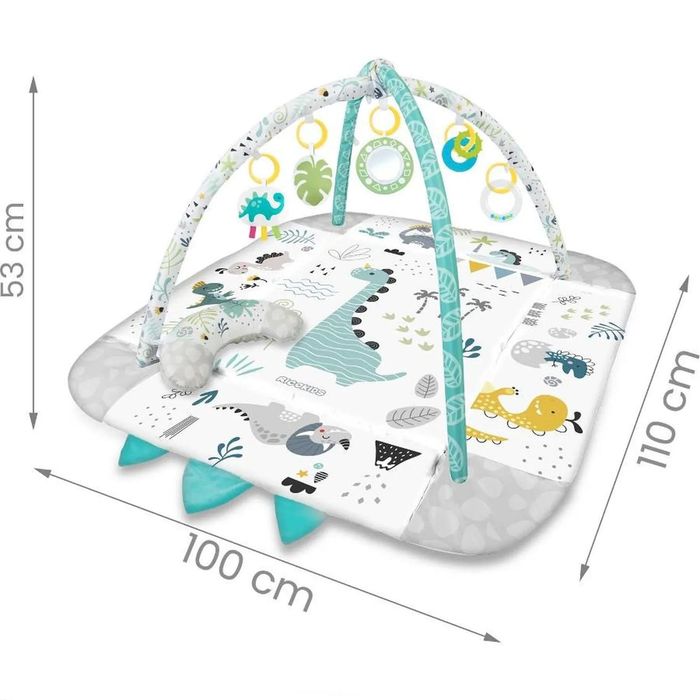 Ricokids mata edukacyjna interaktywna Nessi 110x100 cm 3w1 pałąki