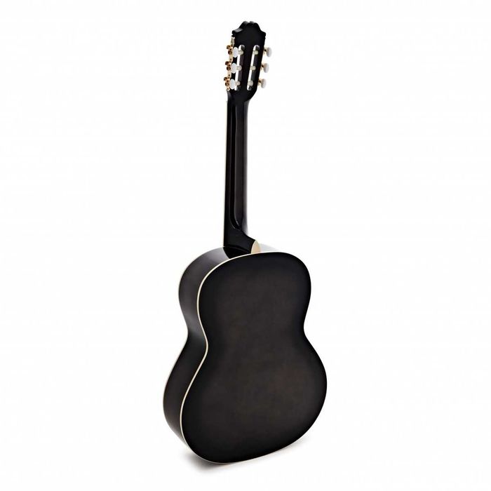Guitarra Clássica Deluxe da Gear4music, Trans Black  adulto