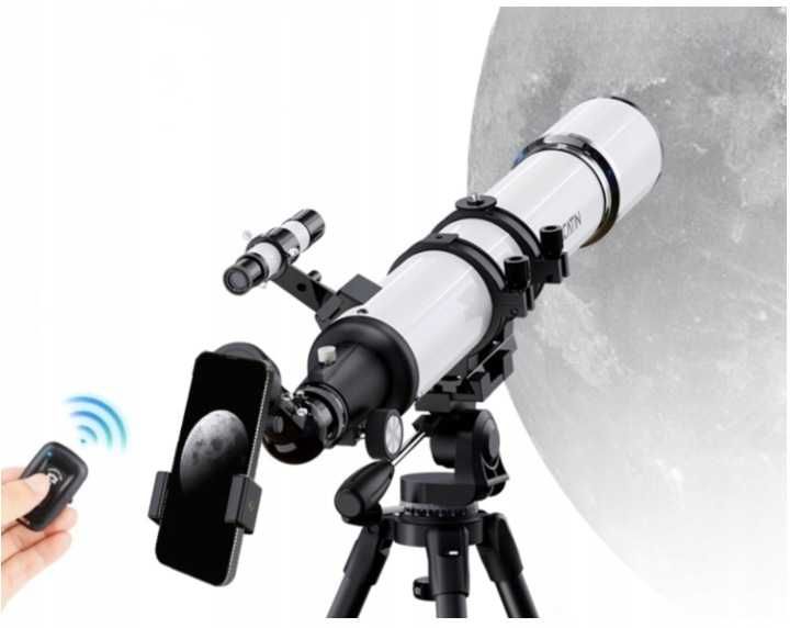 Teleskop astronomiczny Nacatin 90/800 statyw dla początkujących