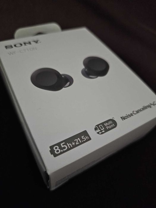 Auriculares Bluetooth True Wireless SONY WF-C710NB - NOVO | SELADO