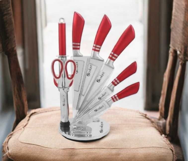 Набір кухонних ножів, набір на 9 предметів