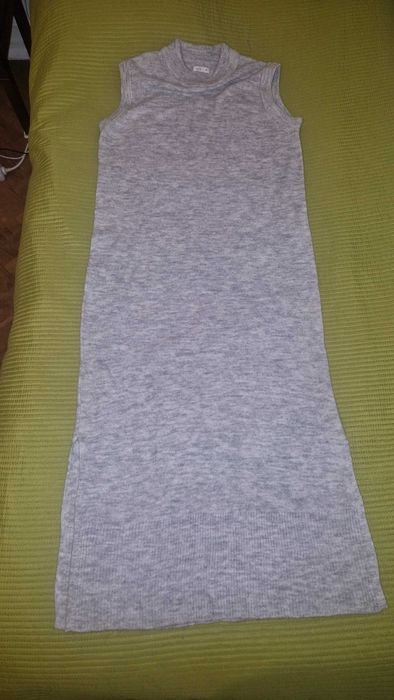 Vestido de Lã Cinzento Unit Tamanho M