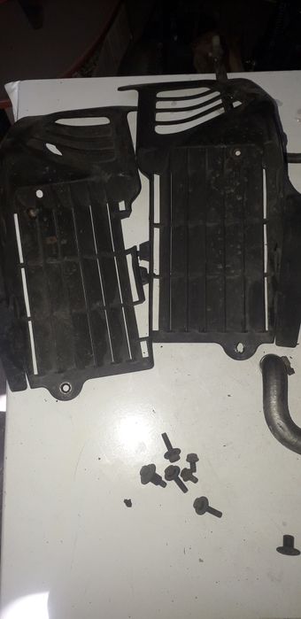 Transalp PD06 chlodnica prawa osłony węże komplet wentylator