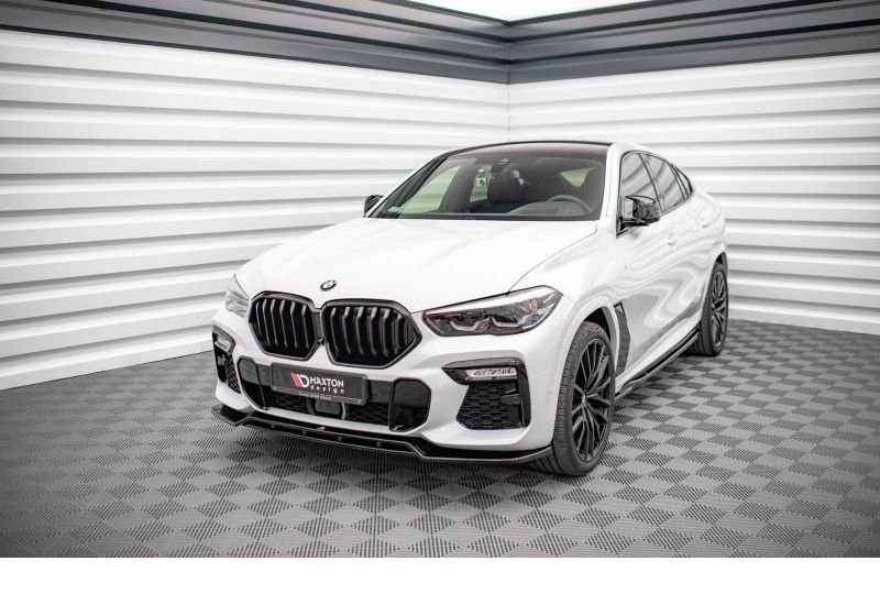 SPOILER / LIP DIANTEIRO V2 PARA BMW X6 PACK M G06 2019-2023