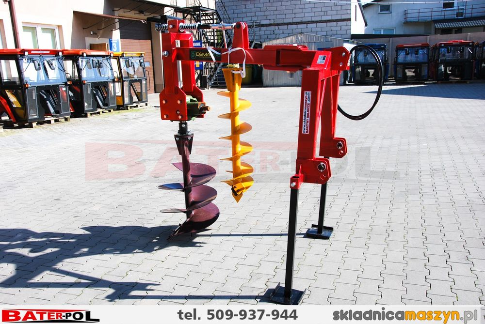 Świder z przesuwem hydraulicznym