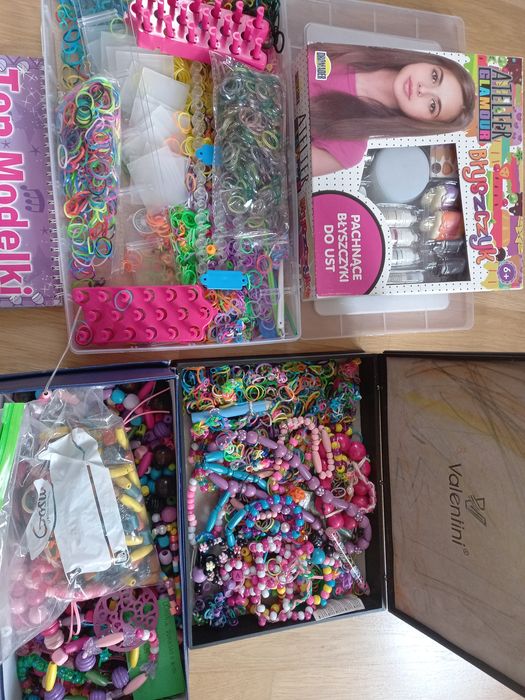 Gumki i koraliki dla dziewczynki