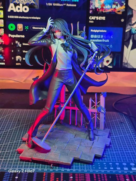 Ado Figurka Kolekcjonerska 25cm Ręcznie Malowana Anime J-Pop Unikat