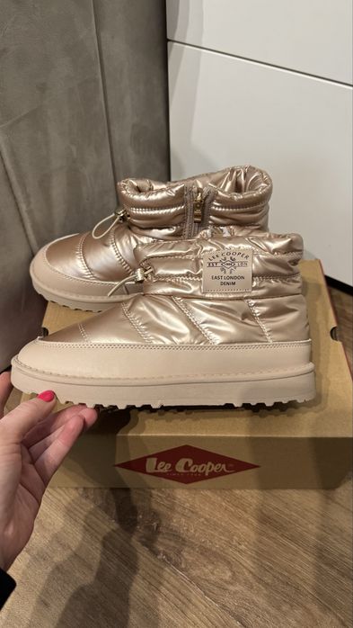 Śniegowce / botki zimowe Lee Cooper roz. 36 rose gold