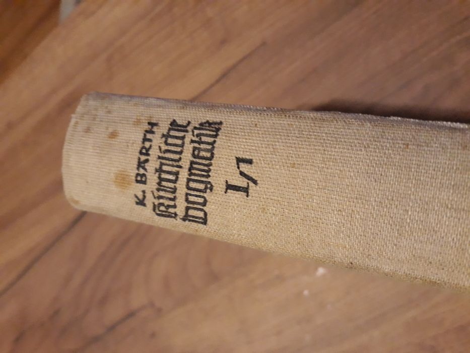 1932r! Dogmatik - Karl Barth. Dogmaty. Duża stara książka