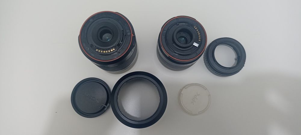 Objetivas lentes Sony Sam / nex E-mount