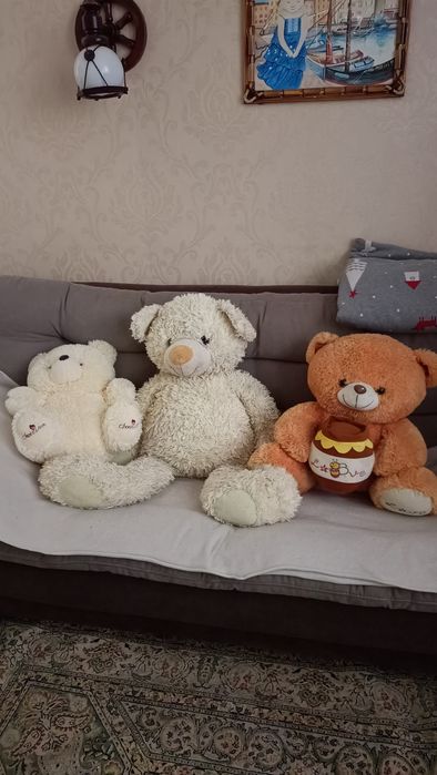 Большой плюшевый медведь, 80см