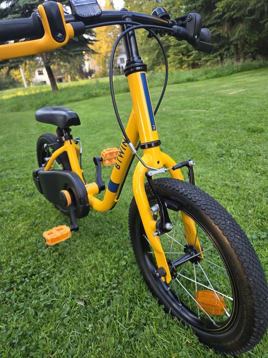 Rower btwin 14 cali + pchacz