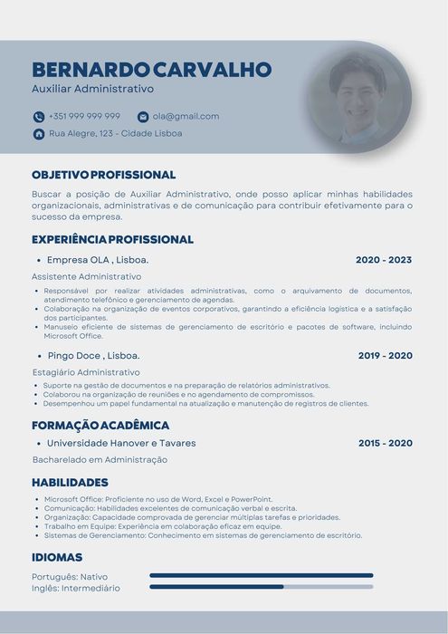 Criação de Currículo Profissional (Entrega em 24h)